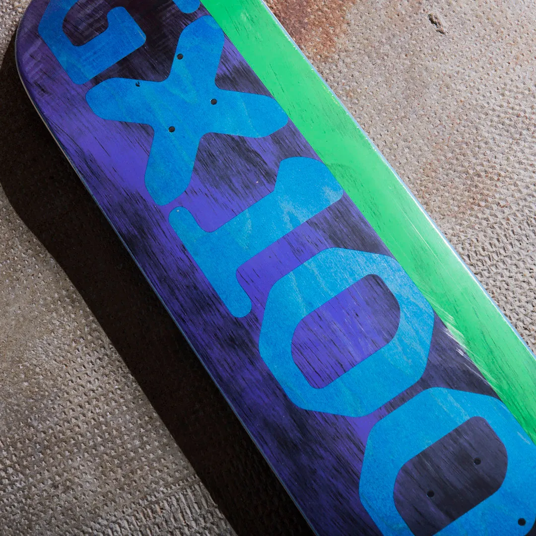 GX1000 Skateboards - Planche de skate Split Veener (Purple/Green) 8.375