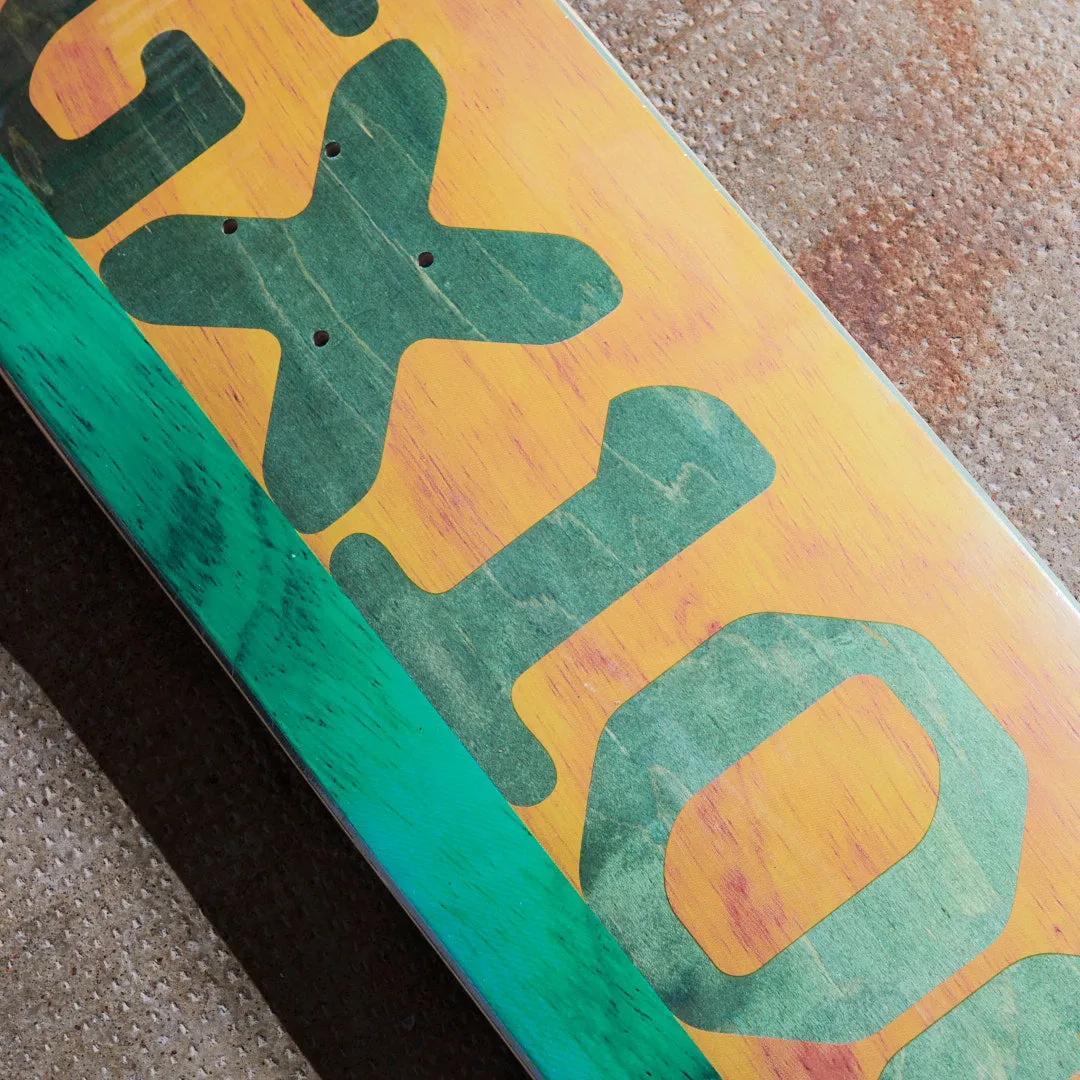 GX1000 Skateboards - Planche de skate Split Veener (Teal/Yellow) 8.5