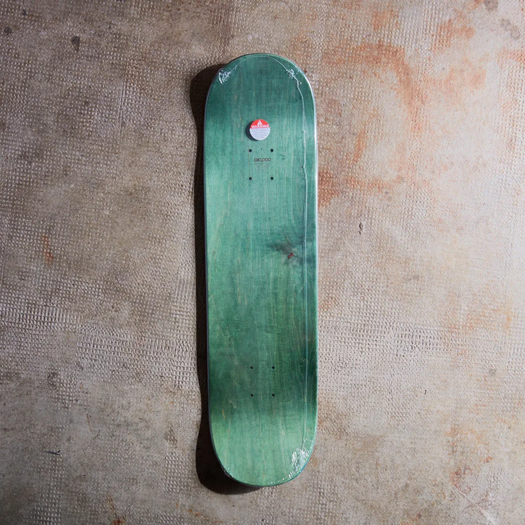 GX1000 Skateboards - Planche de skate Split Veener (Teal/Yellow) 8.5