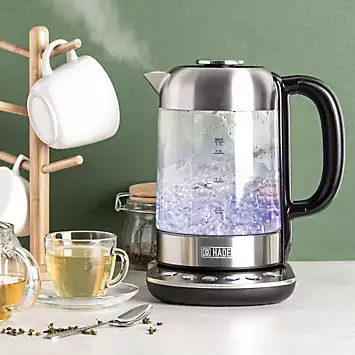 Haden Richmond Glass Variable Temperature 1.7L Kettle | Kaleidoscope