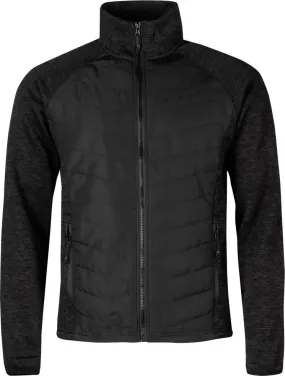 Halti Men's Streams Hybrid Knit Layer Jacket Black Melange | Buy Halti Men's Streams Hybrid Knit Layer Jacket Black Me