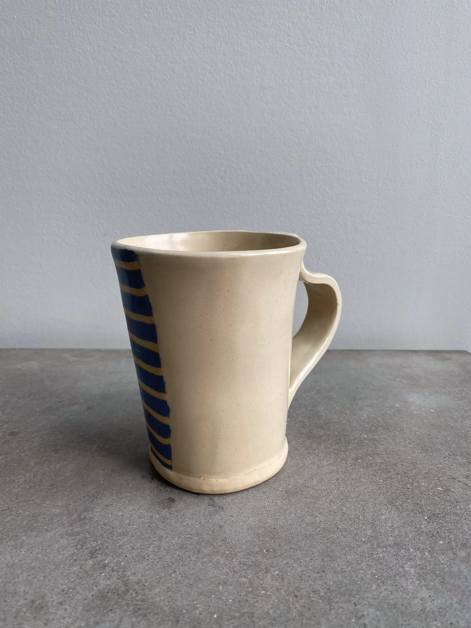 Handmade Stripe Mug