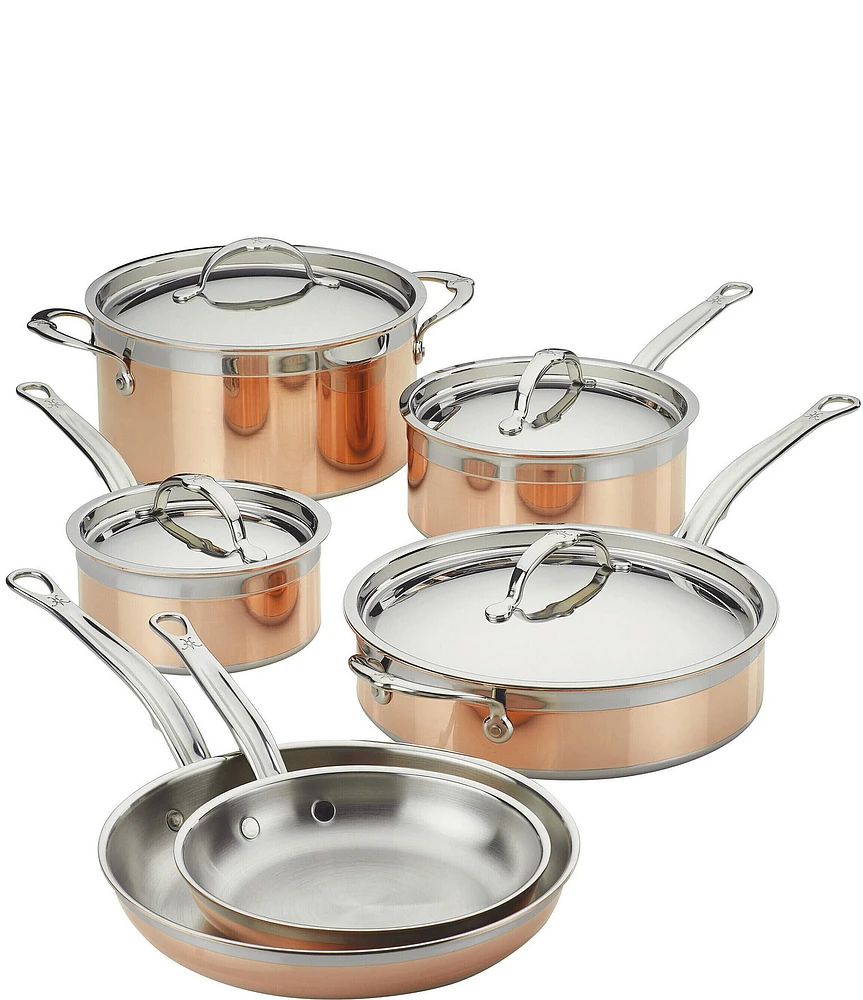 Hestan Induction Copper Ultimate 10-Piece Cookware Set