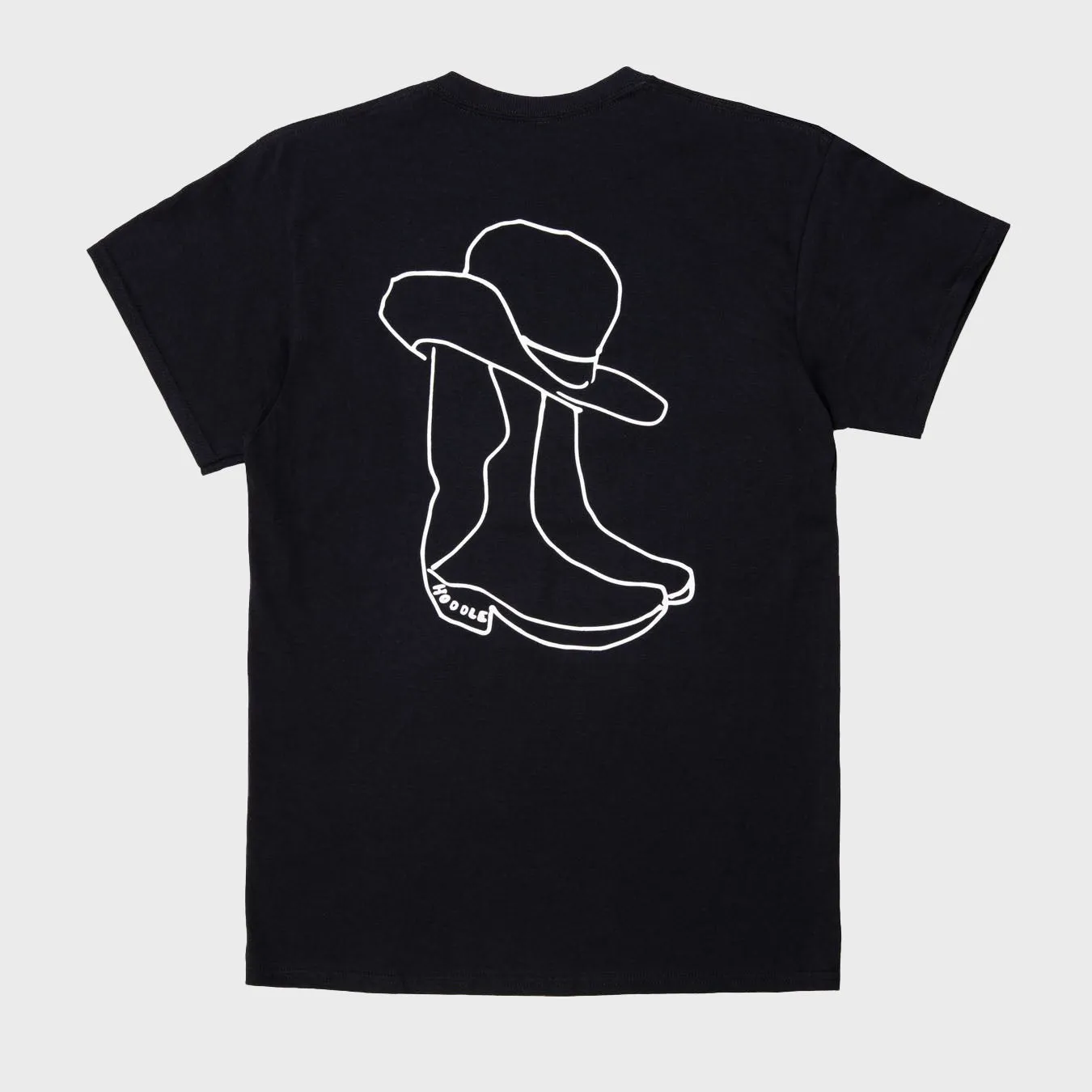 HODDLE SKATEBOARDS LONE RANGER TEE BLACK