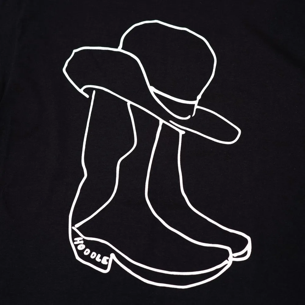 HODDLE SKATEBOARDS LONE RANGER TEE BLACK