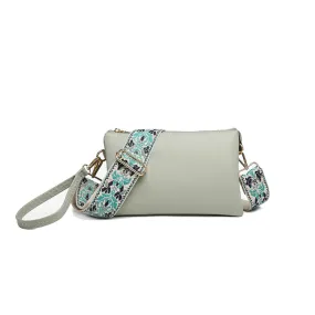 JEN & CO IZZIE CROSSBODY LIGHT SAGE