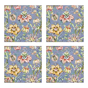 Joe Browns Set of 4 Nostalgic Nouveau Cotton Napkins | Kaleidoscope