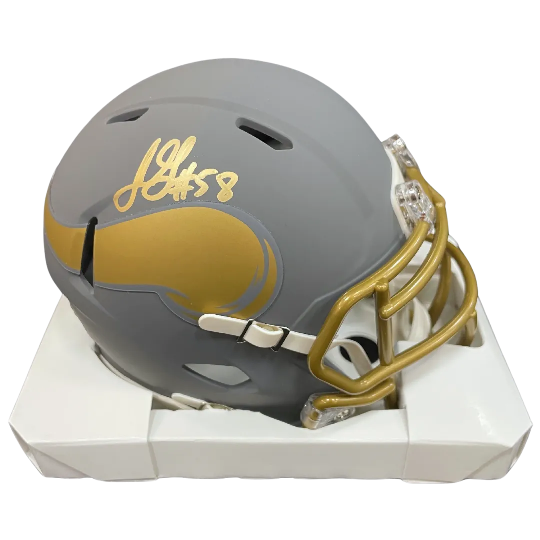 Jonathan Greenard Autographed Minnesota Vikings Slate Mini Helmet