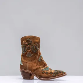 Juana Boot Embroidery In Camel