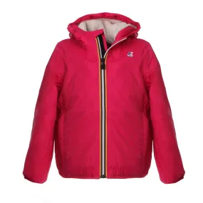 K-Way Fuchsia P Claude Orsetto Jacket For Girls