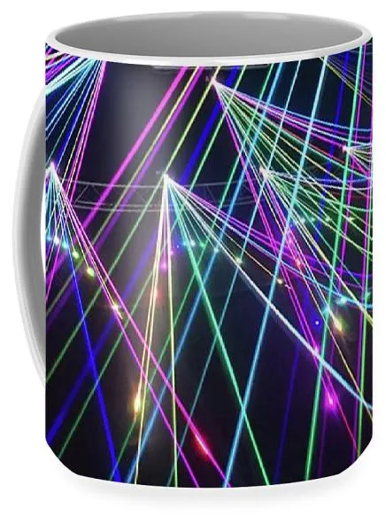 Laser Light Abstract - Coffee Mug