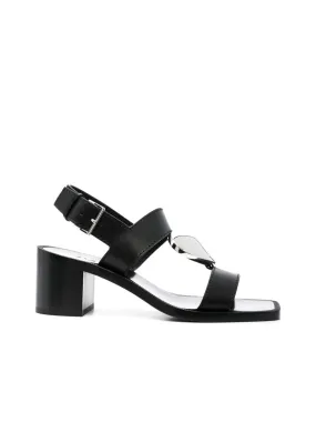 Le Coeur Leather Sandals