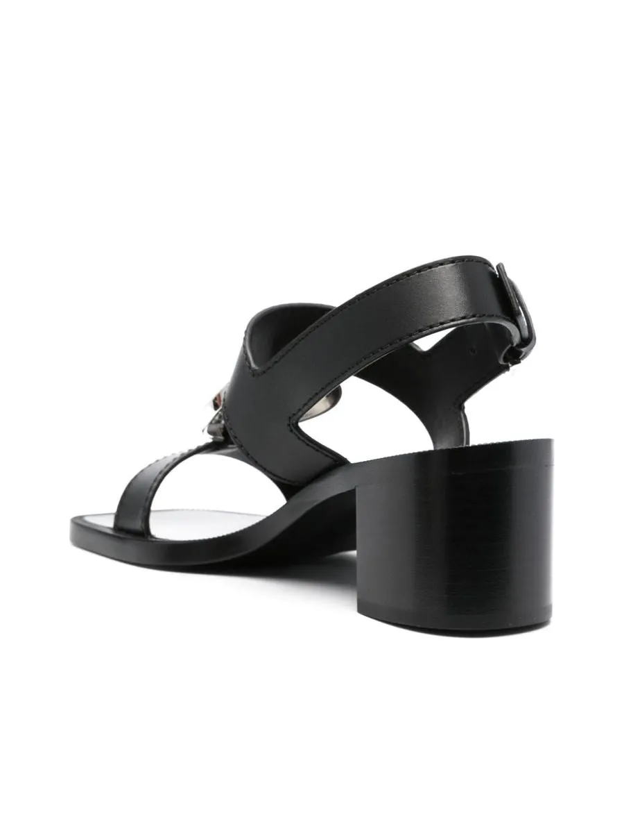 Le Coeur Leather Sandals