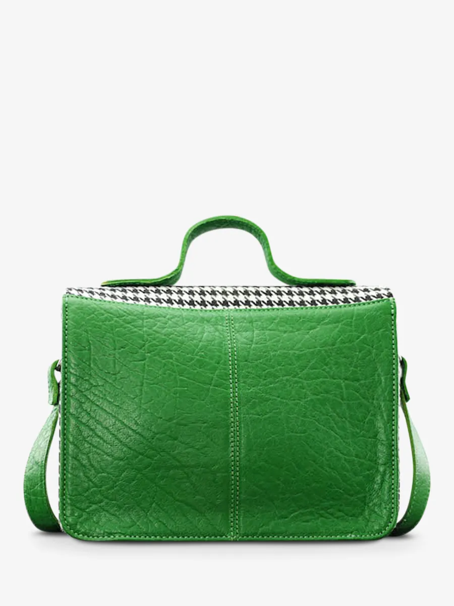 leather hand bag for woman Green - Mademoiselle George Grand Prix Acid Green | PAUL MARIUS