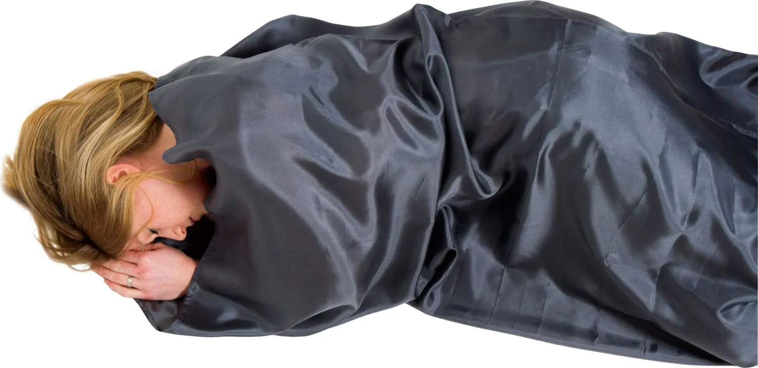 Lifeventure Silk Sleeping Bag Liner - Rectangular