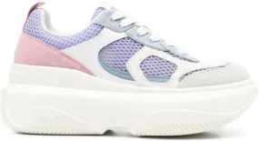 LIU JO June colour-block platform sneakers Purple