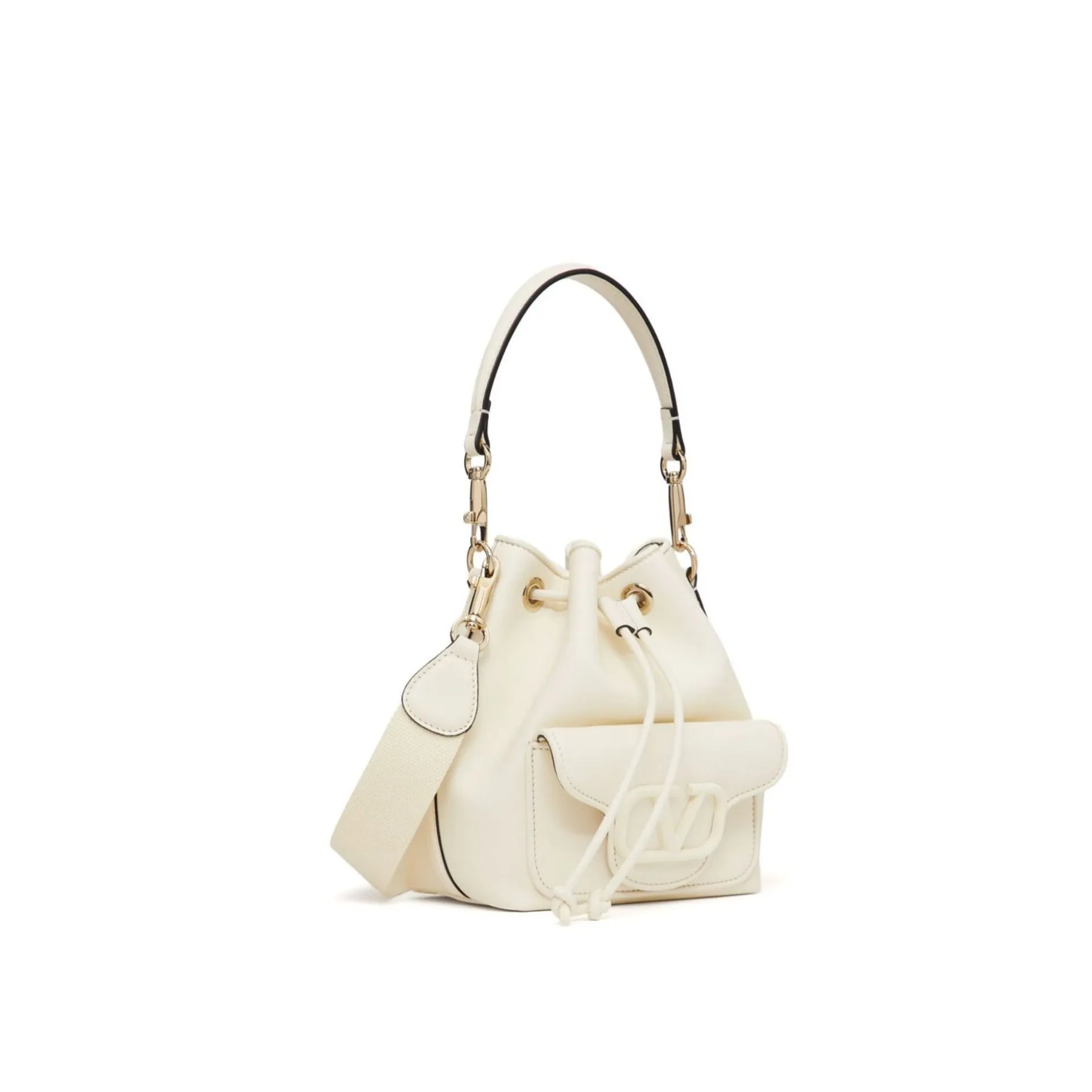 Locò Bucket Bag in Calfskin Leather