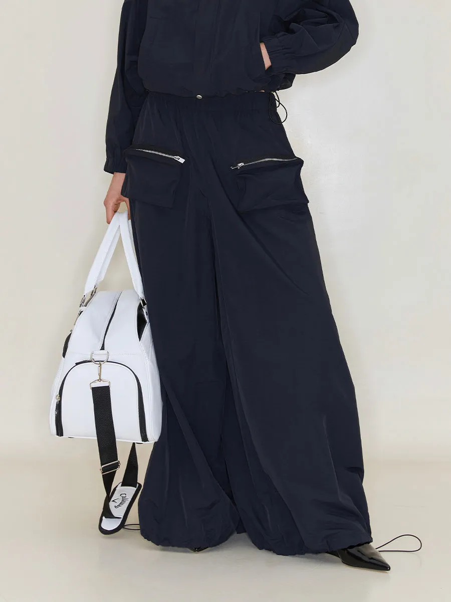 Loose Wide-leg Mopping Casual Pants