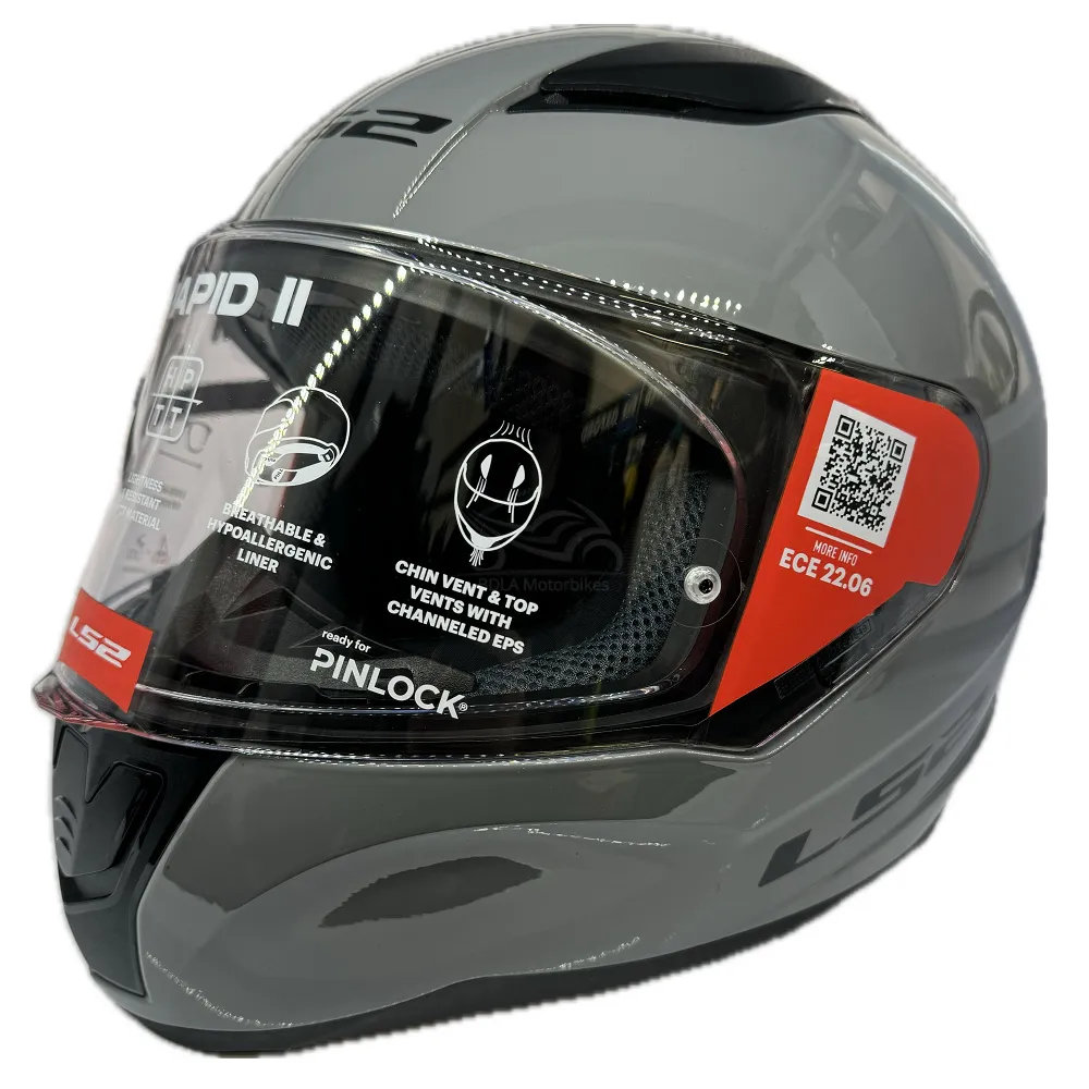 LS2 FF353 Rapid II Plain Helmet - Nardo Grey