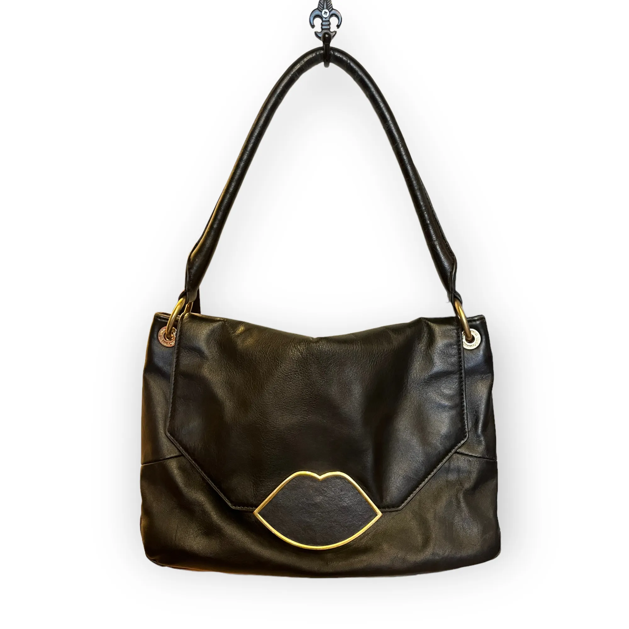 Lulu Guinness Black Shoulder Bag