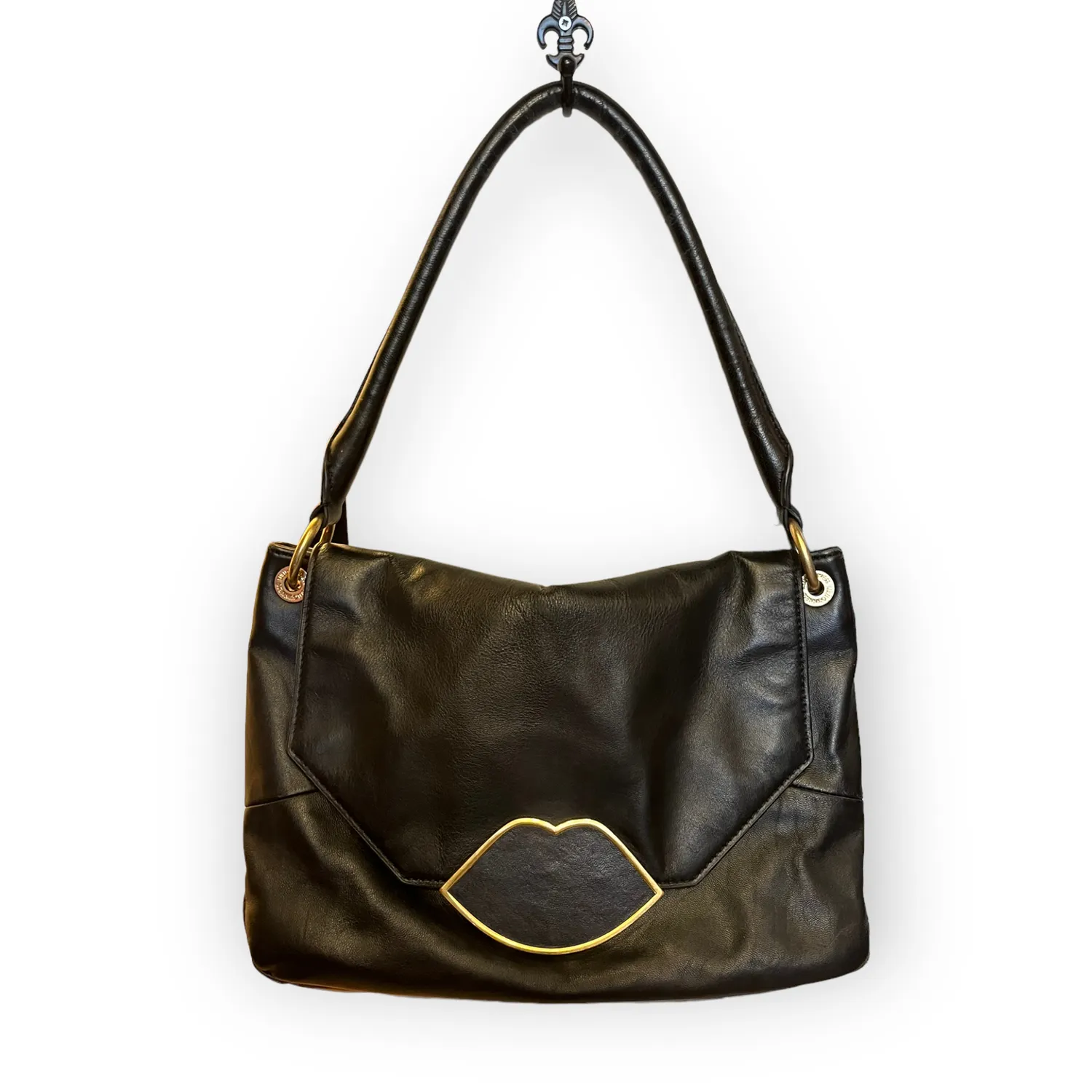 Lulu Guinness Black Shoulder Bag