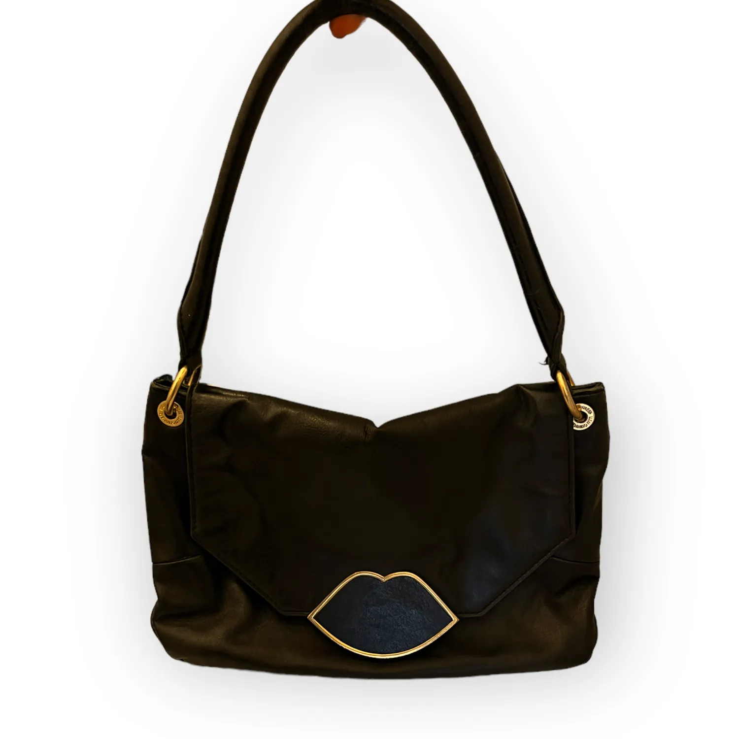 Lulu Guinness Black Shoulder Bag