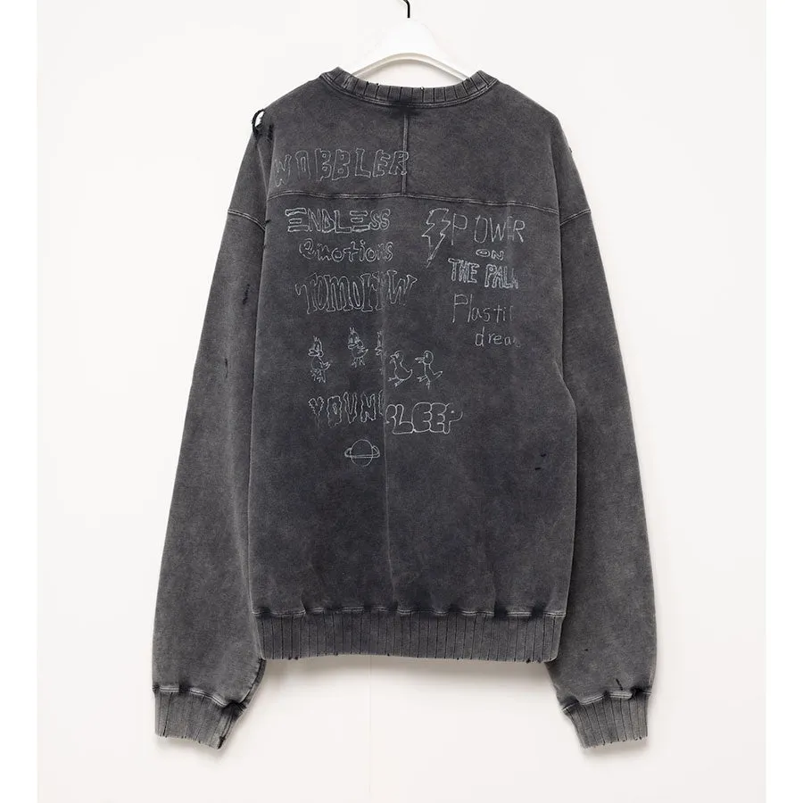 【Maison MIHARA YASUHIRO】BLEACHED PULLOVER A13PO552