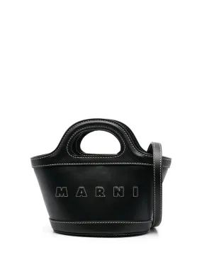 Marni Tropicalia Micro Bag in Black Leather | Luxury and style at your fingertips