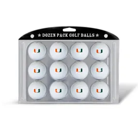 Miami Hurricanes Golf Ball Dozen Pack