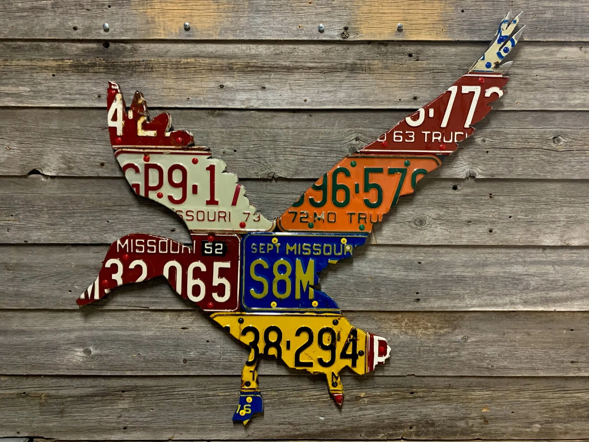 Missouri Duck License Plate Art