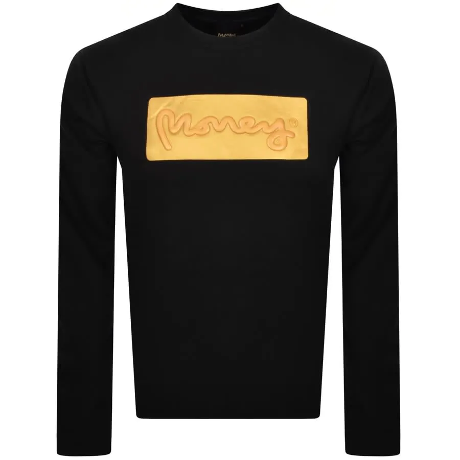 Money Gold Plate Sweatshirt Black