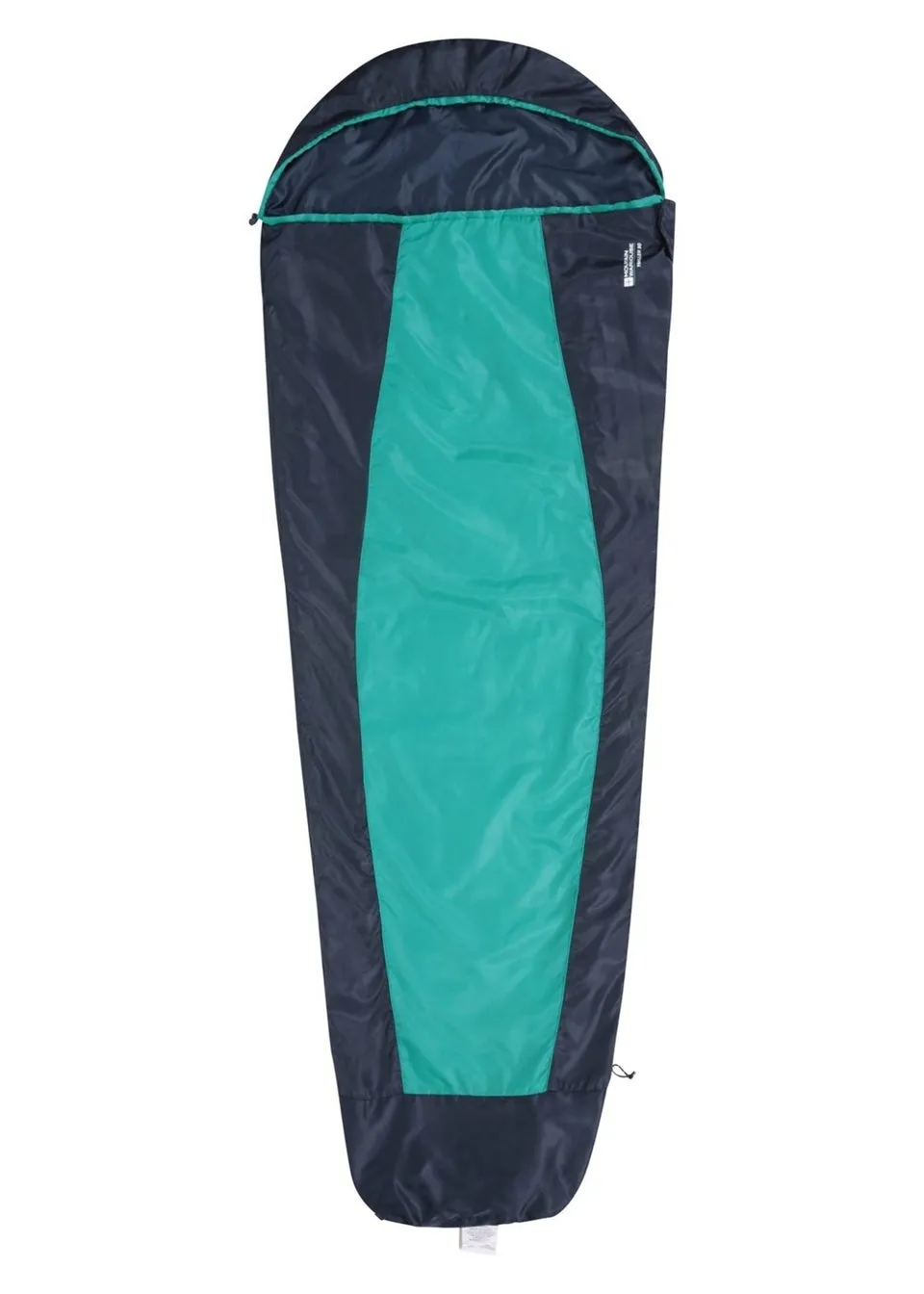 Mountain Warehouse Teal Traveller 50 Summer Lightweight Mummy Sleeping Bag