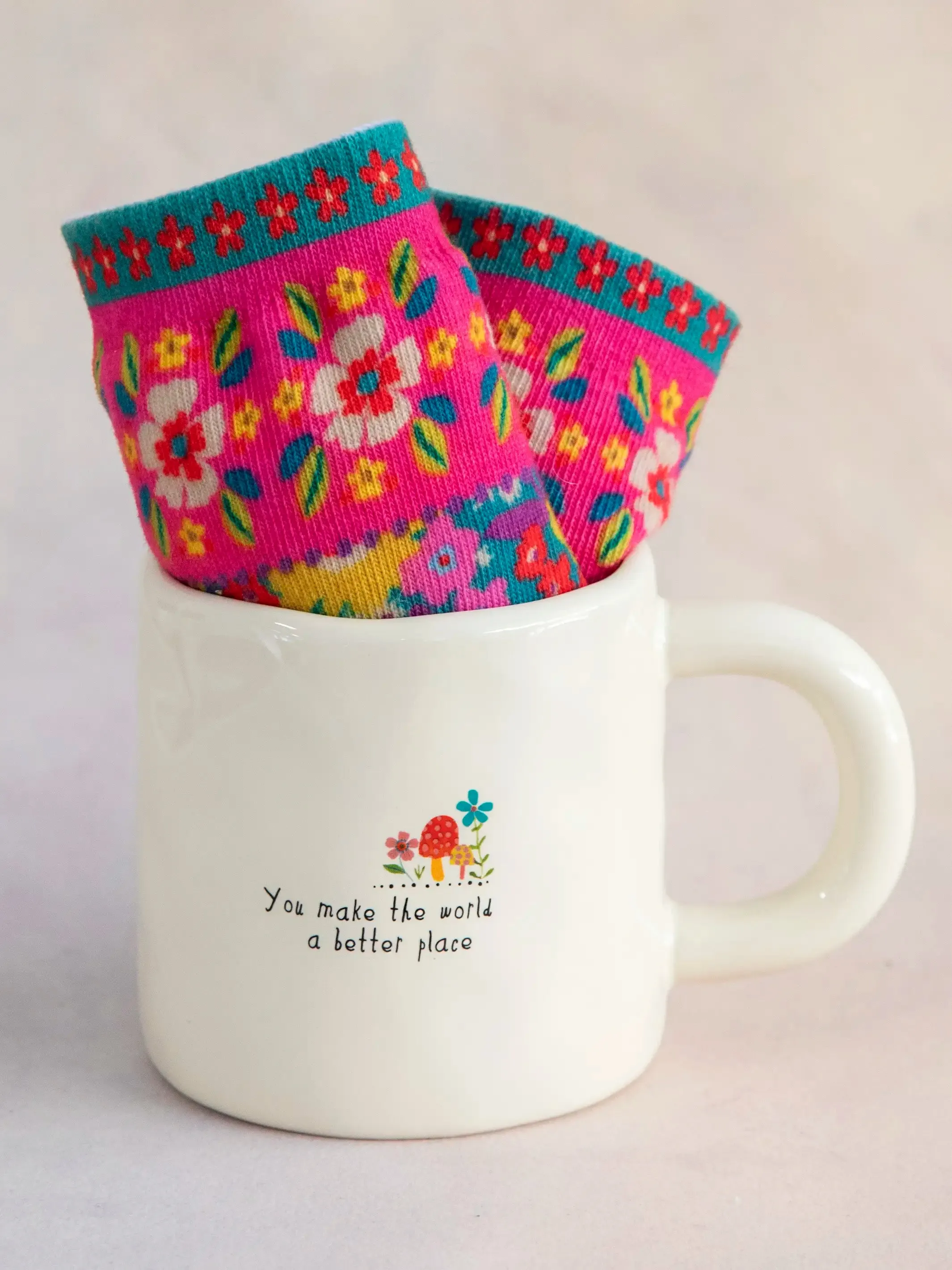 Mug & Sock Set - World Better