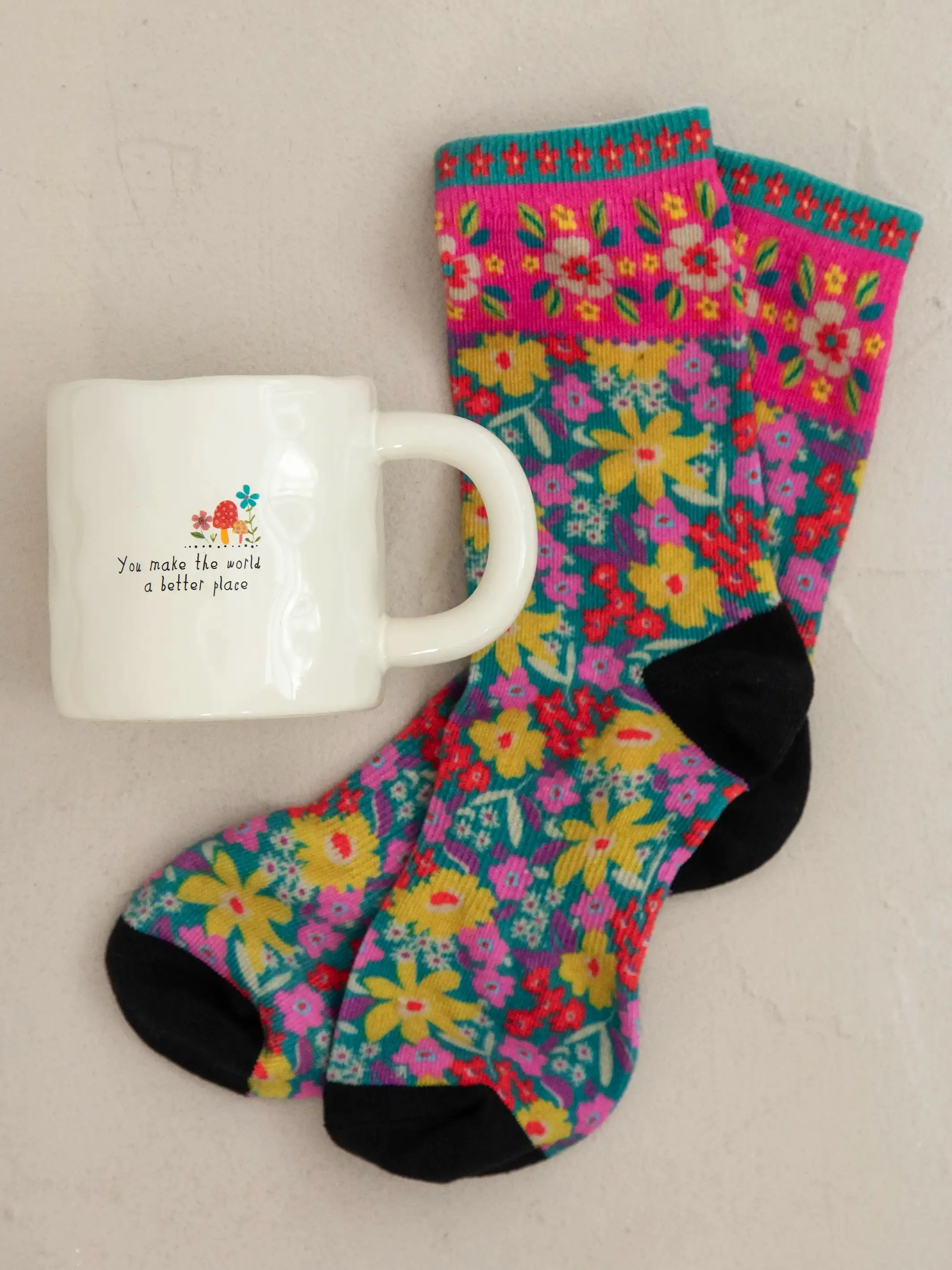 Mug & Sock Set - World Better