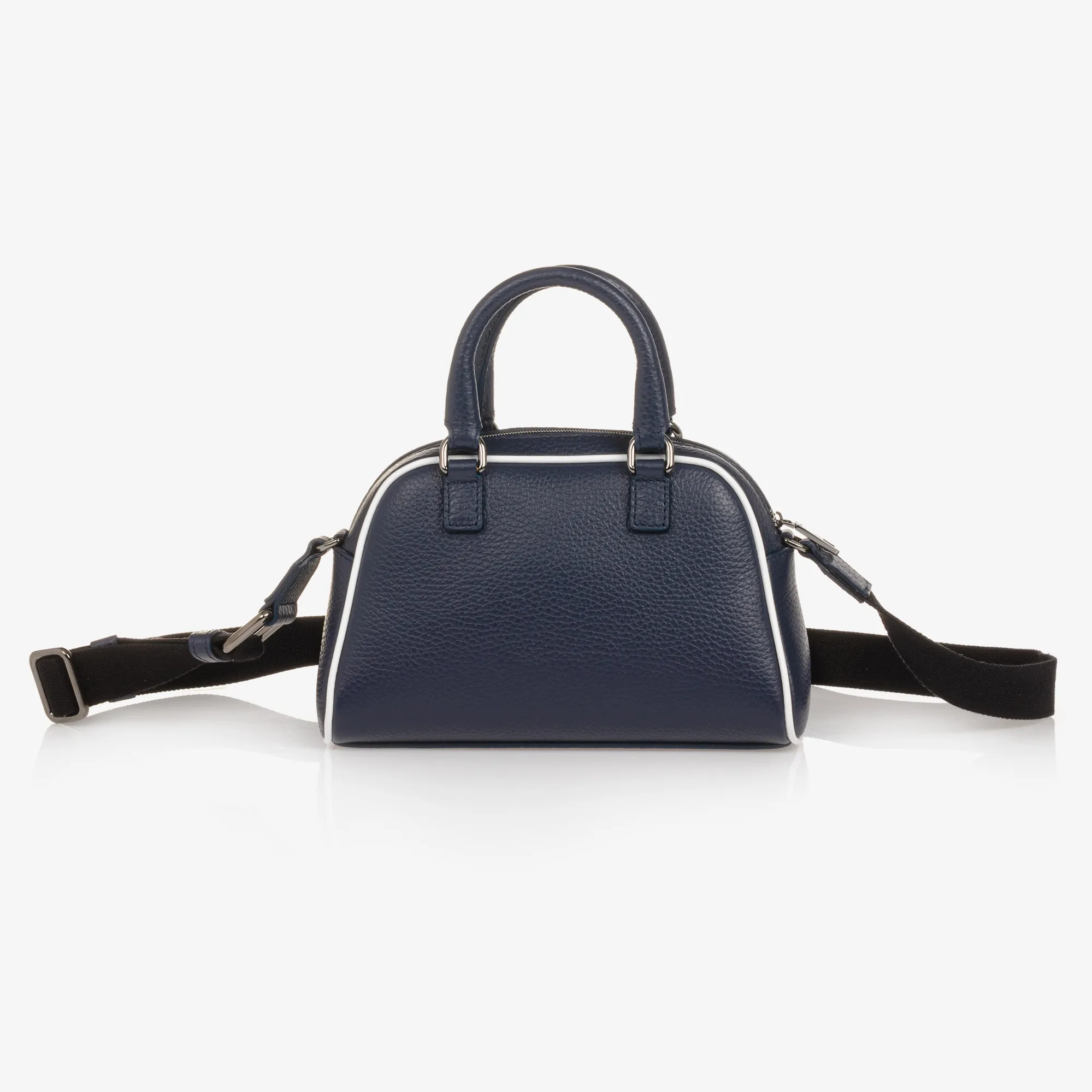 Navy Blue Leather DG Bag (20cm)