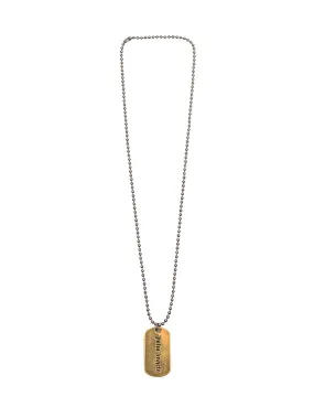 Necklace with Military Plate