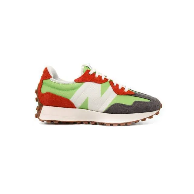 New Balance 327 NB327 XLD (Lime Green/ Red/ Grey/ White)...