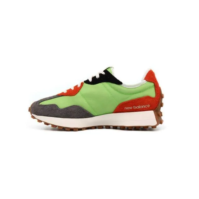 New Balance 327 NB327 XLD (Lime Green/ Red/ Grey/ White)...