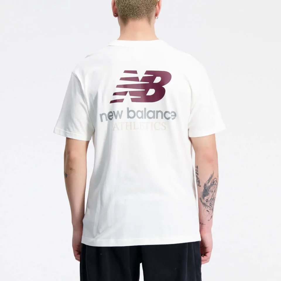 New Balance Athletics Remastered Graphic Cotton-Jersey T-Shirt - S | Coggles