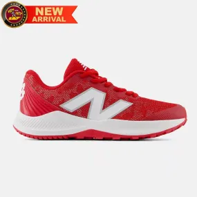 New Balance Dynasoft 4040v7 Youth Turf-Trainer: Team Red