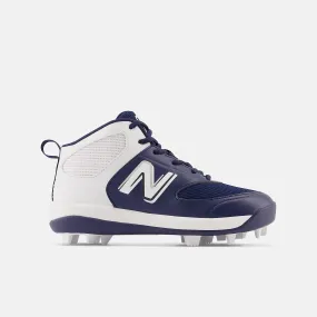 New Balance J3000v6 Navy Youth Molded Cleats