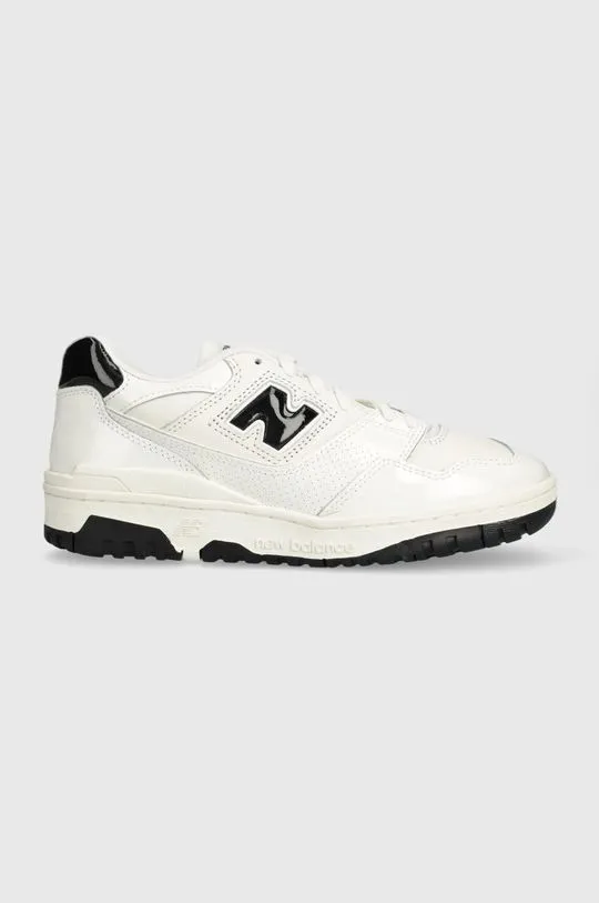 New Balance leather sneakers BB550YKF white color