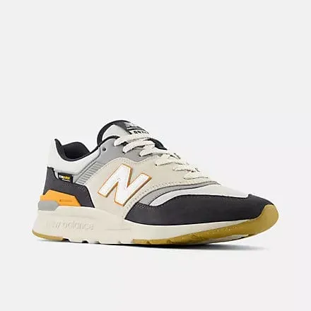 New Balance Unisex Mens 997 Sneakers - Beige/Black