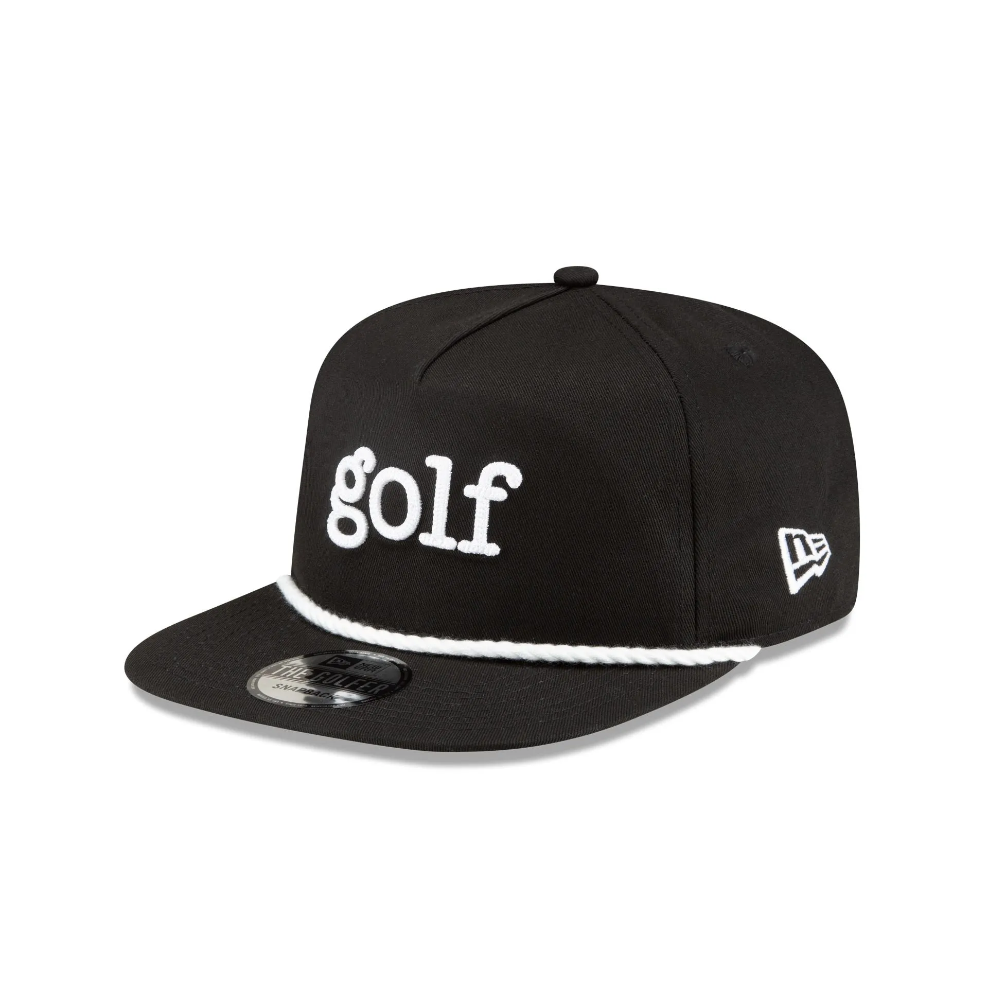 New Era Golf Black Golfer Hat