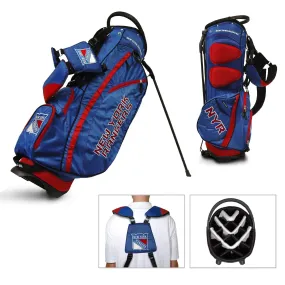 New York Rangers Team Golf Fairway Lightweight 14-Way Top Golf Club Stand Bag