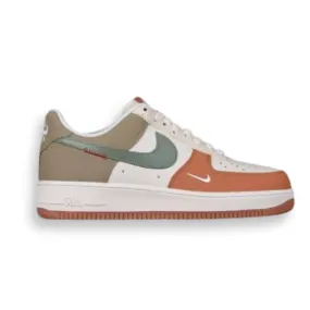 NIKE AIR FORCE 1 ‘07 GREN WHITE ORANGE