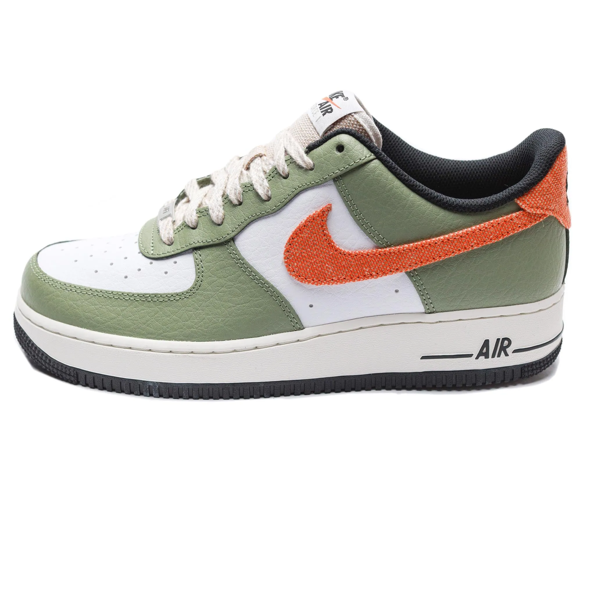 Nike Air Force 1 '07 'Oil Green/Safety Orange'