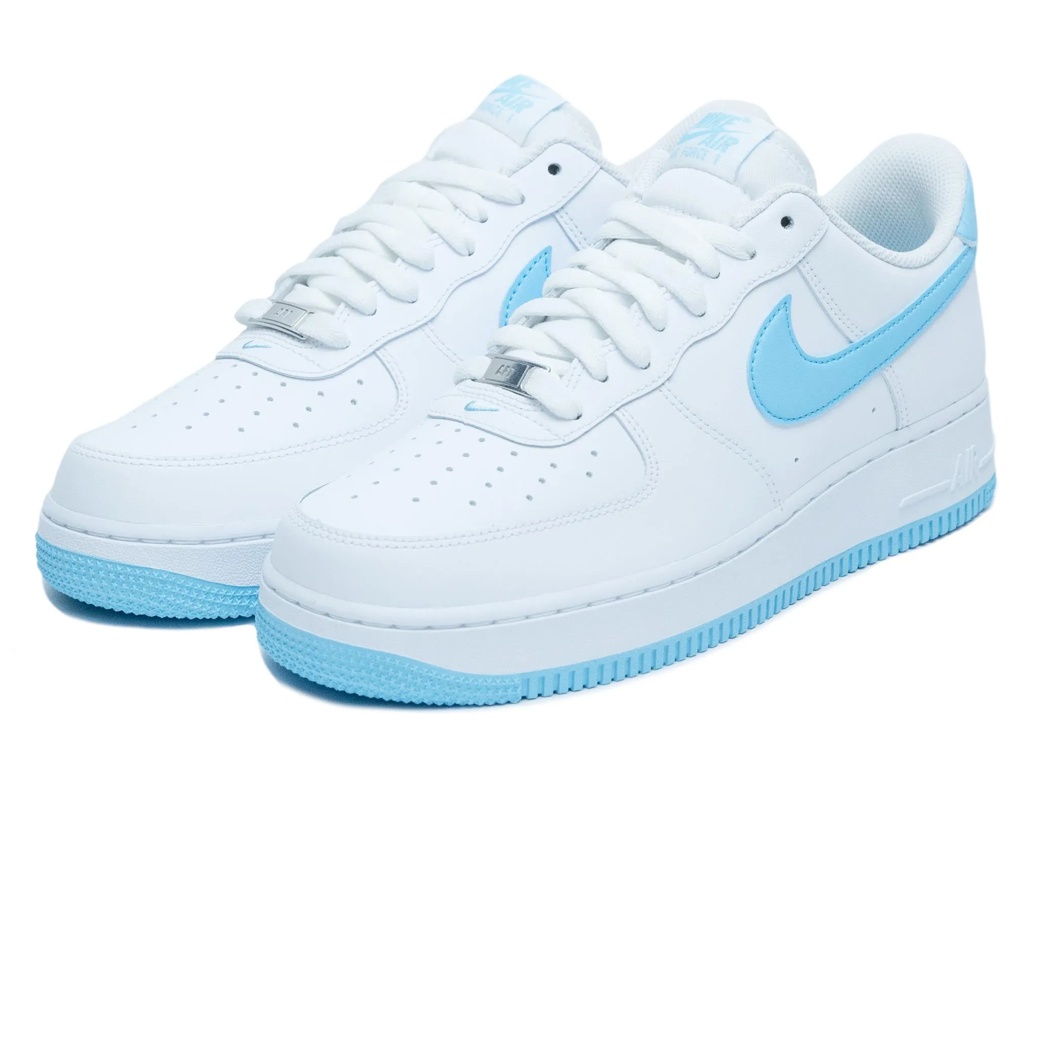 Nike Air Force 1 '07 'White/Aquarius Blue'