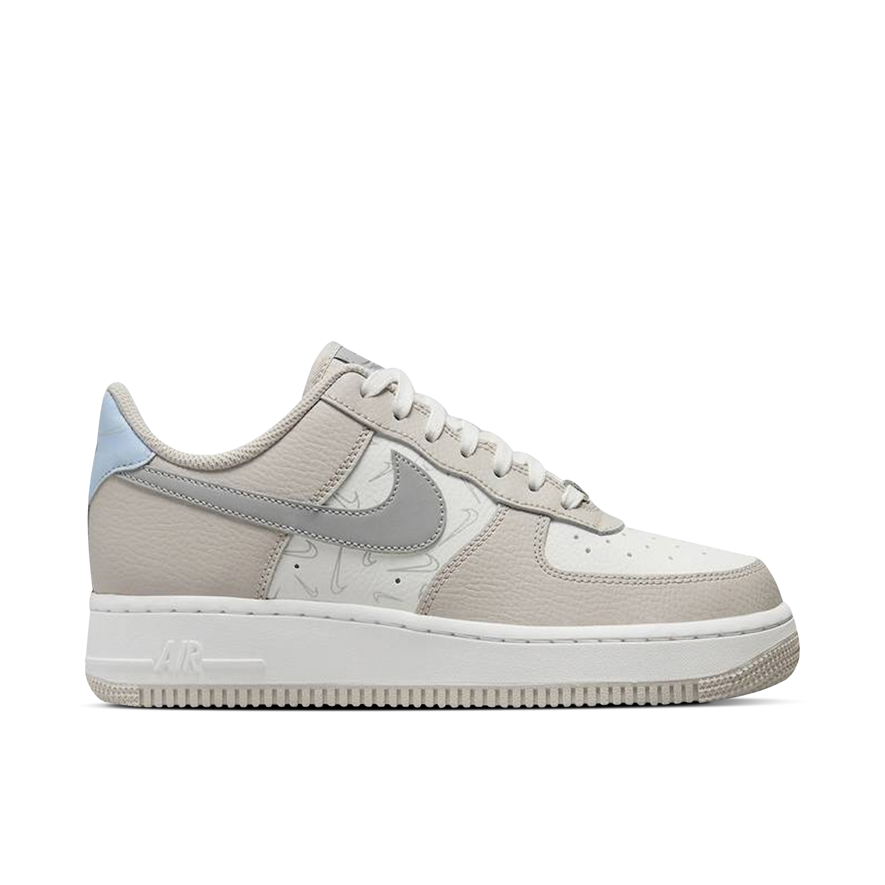 Nike Air Force 1 Low Mini Swooshes Grey Womens | DR7857-101 | Laced