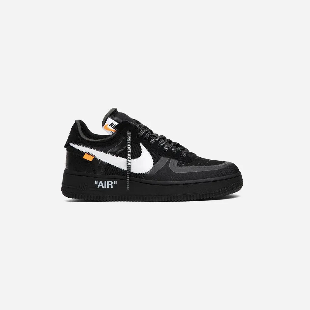 NIKE  AIR FORCE 1 LOW OFF-WHITE BLACK WHITE